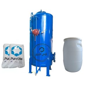سختی گیر نیمه اتومات رزینی 30000 گرین فلزی همراه رزین