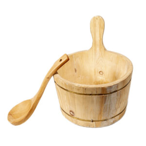 سطل و ملاقه سونا بخار